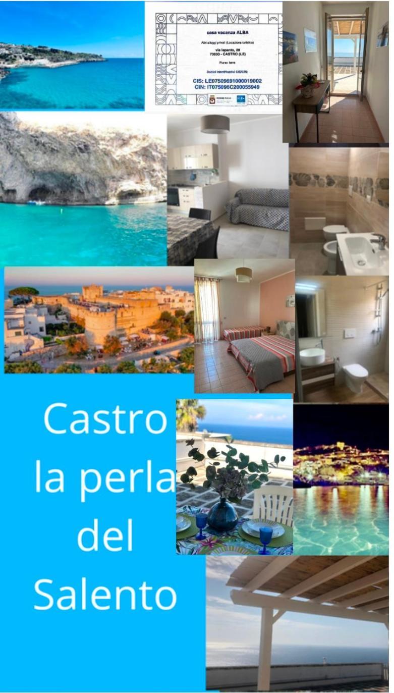 Villa Casa Alba Castro Salento Exterior foto